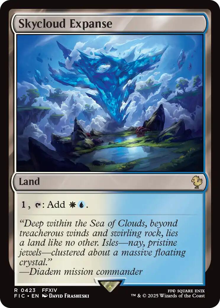 Skycloud Expanse (Surge Foil) [FINAL FANTASY Commander] | Total Play