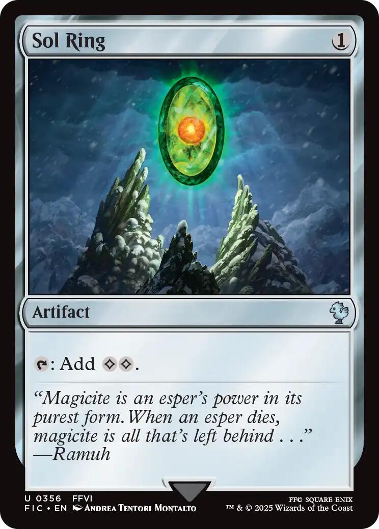 Sol Ring (0356) (Surge Foil) [FINAL FANTASY Commander] | Total Play