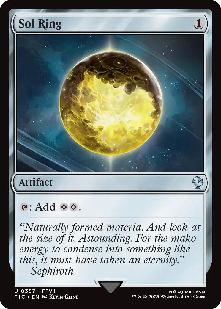 Sol Ring (0357) (Surge Foil) [FINAL FANTASY Commander] | Total Play