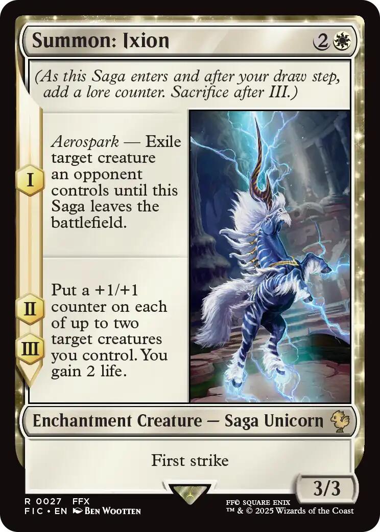 Summon: Ixion (Surge Foil) [FINAL FANTASY Commander] | Total Play