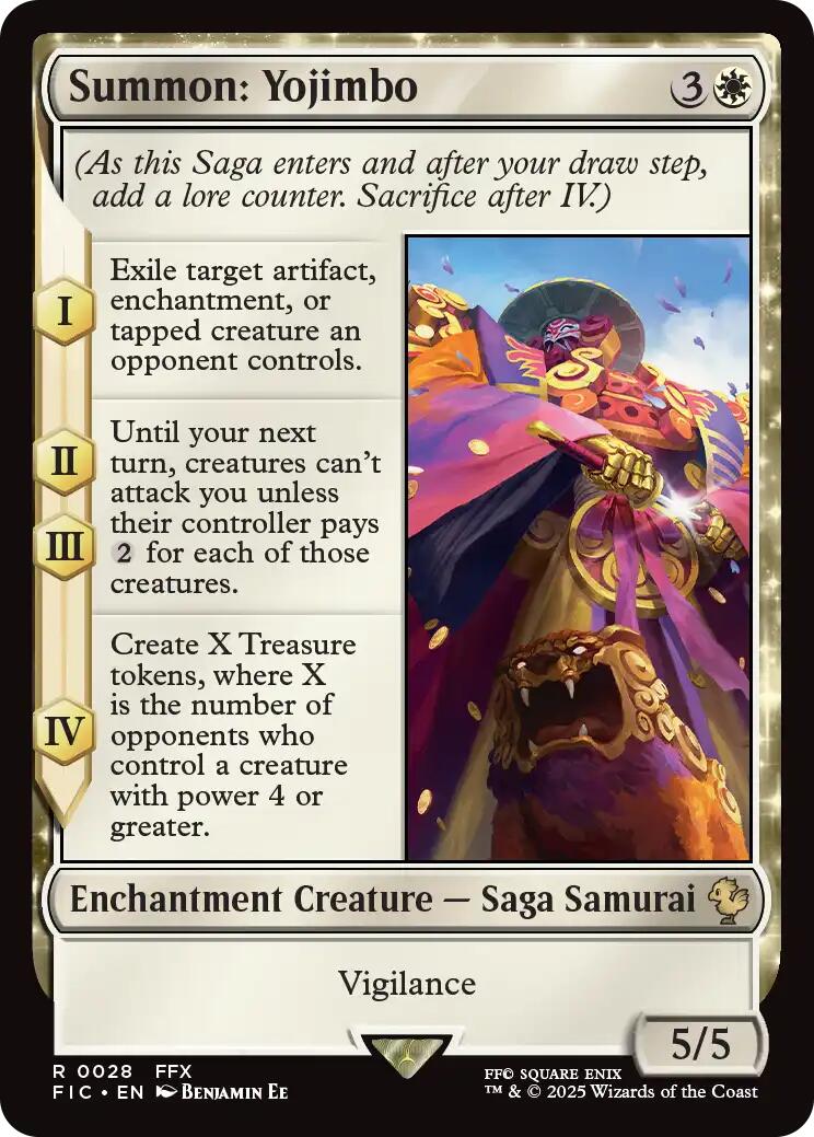 Summon: Yojimbo (Surge Foil) [FINAL FANTASY Commander] | Total Play