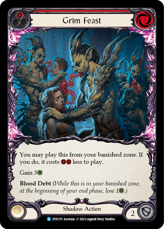 Grim Feast (Red) [DTD175] (Dusk Till Dawn)  Rainbow Foil | Total Play