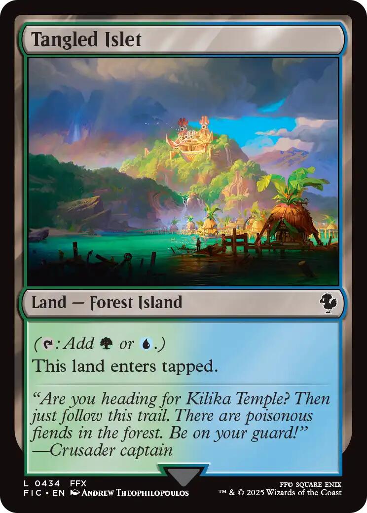 Tangled Islet (Surge Foil) [FINAL FANTASY Commander] | Total Play