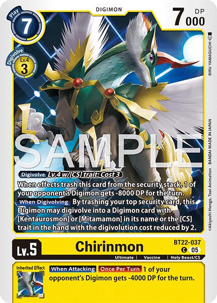 Chirinmon [BT22-037] [Cyber Eden] | Total Play