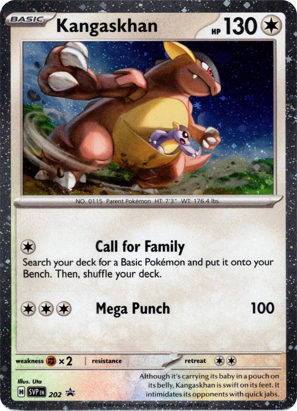 Kangaskhan (202) (Cosmos Holo) [Scarlet & Violet: Black Star Promos] | Total Play