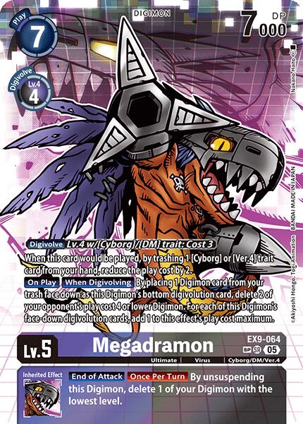 Megadramon [EX9-064] (SP) [Versus Monsters] | Total Play