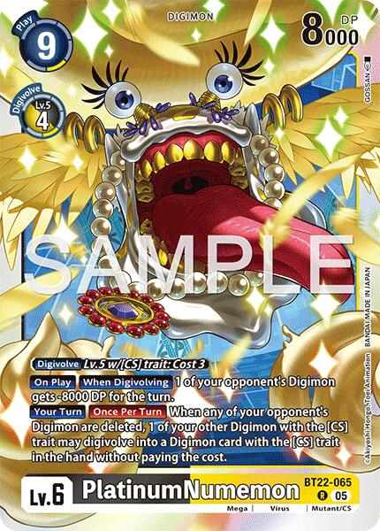 PlatinumNumemon [BT22-065] [Cyber Eden] | Total Play