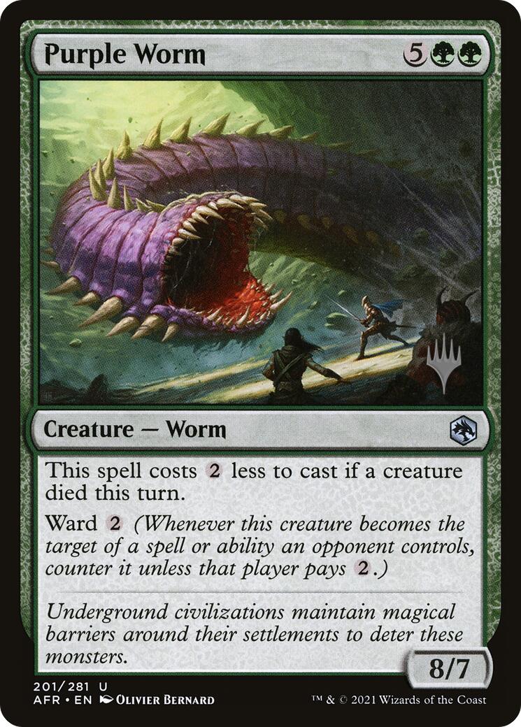 Purple Worm [Tarkir: Dragonstorm Promos] | Total Play