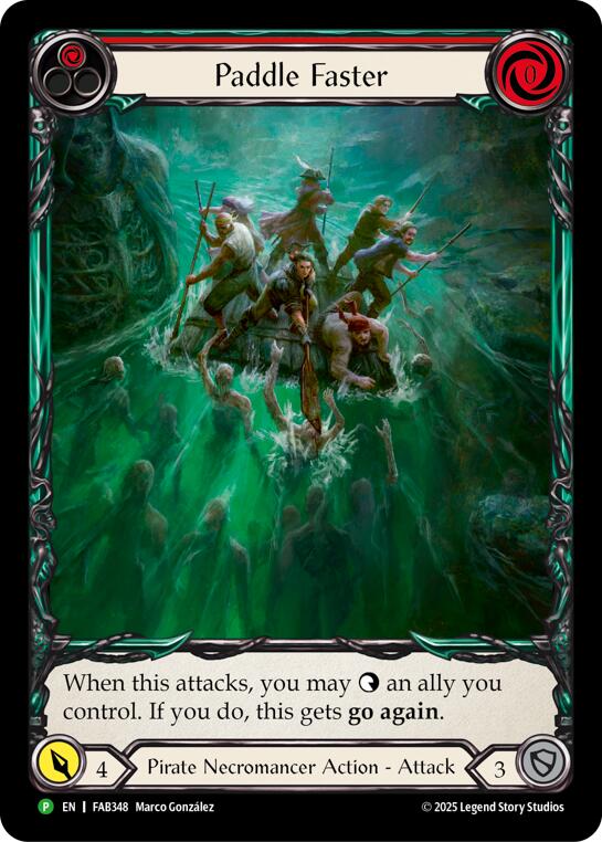 Paddle Faster [FAB348] (Promo)  Rainbow Foil | Total Play