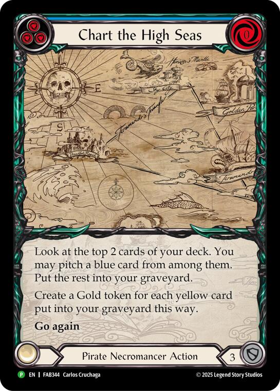 Chart the High Seas [FAB344] (Promo)  Rainbow Foil | Total Play