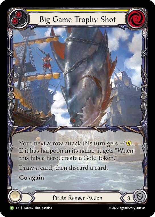 Big Game Trophy Shot [FAB345] (Promo)  Rainbow Foil | Total Play