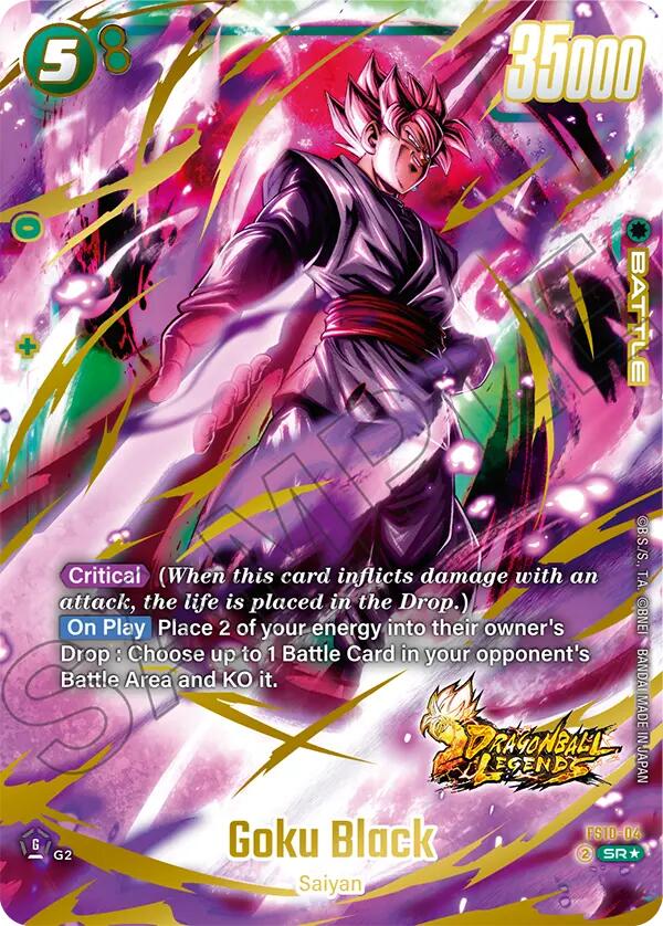Goku Black (Bonus Pack Alternate Art) [Starter Deck: Giblet] | Total Play