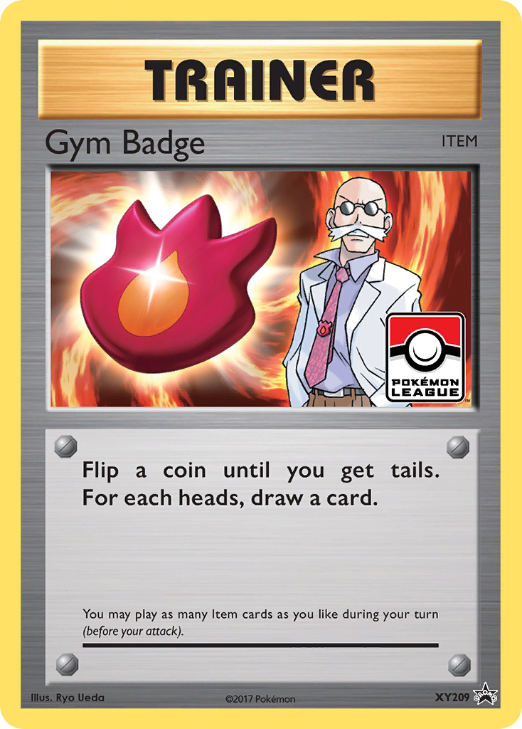 Gym Badge (XY209) (Blaine) [XY: Black Star Promos] | Total Play