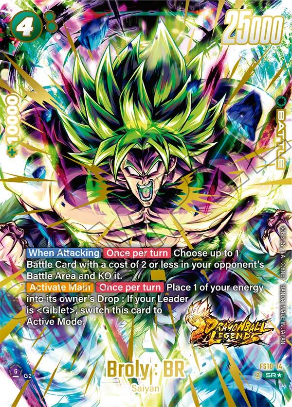 Broly : BR (Bonus Pack Alternate Art) [Starter Deck: Giblet] | Total Play