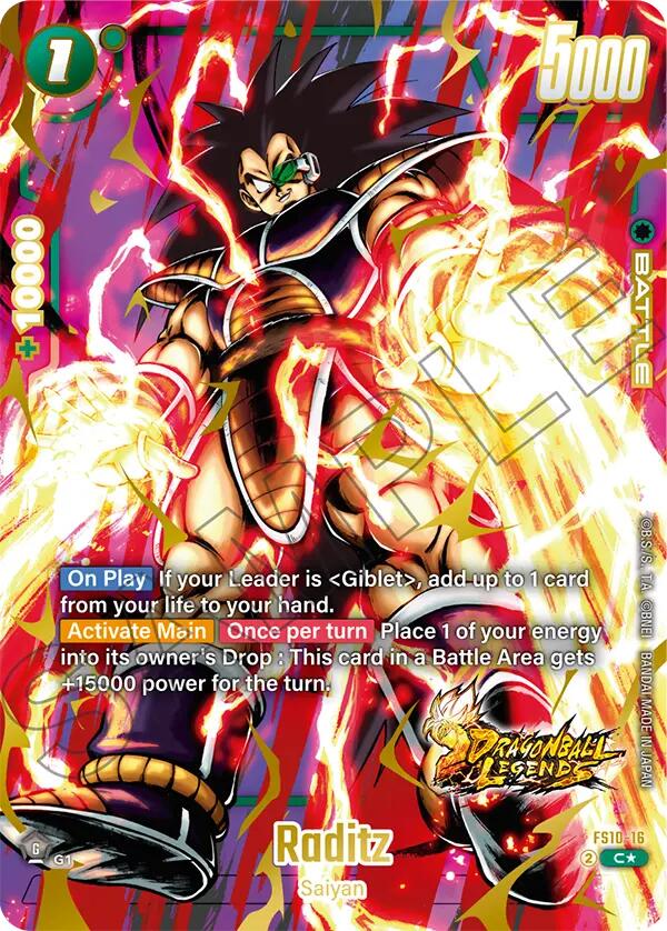 Raditz (Bonus Pack Alternate Art) [Starter Deck: Giblet] | Total Play