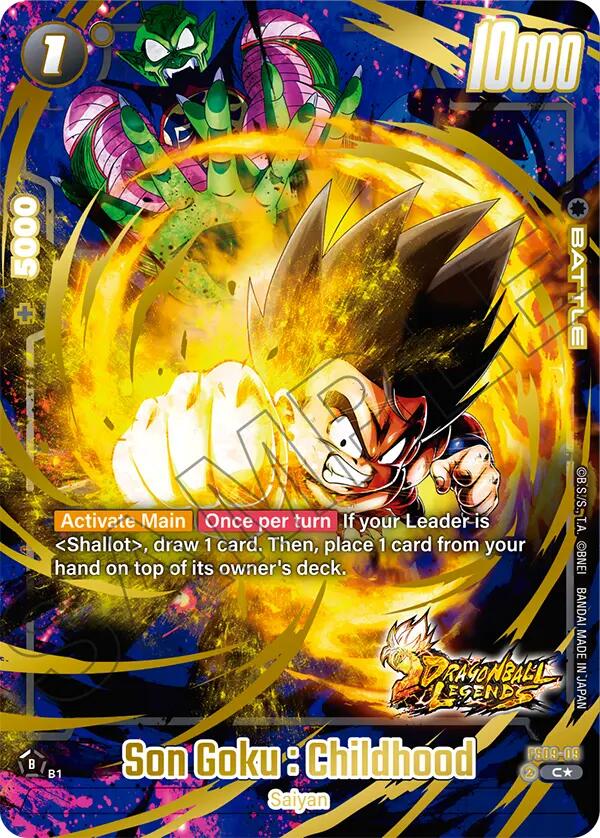 Son Goku : Childhood (Bonus Pack Alternate Art) [Starter Deck: Shallot] | Total Play