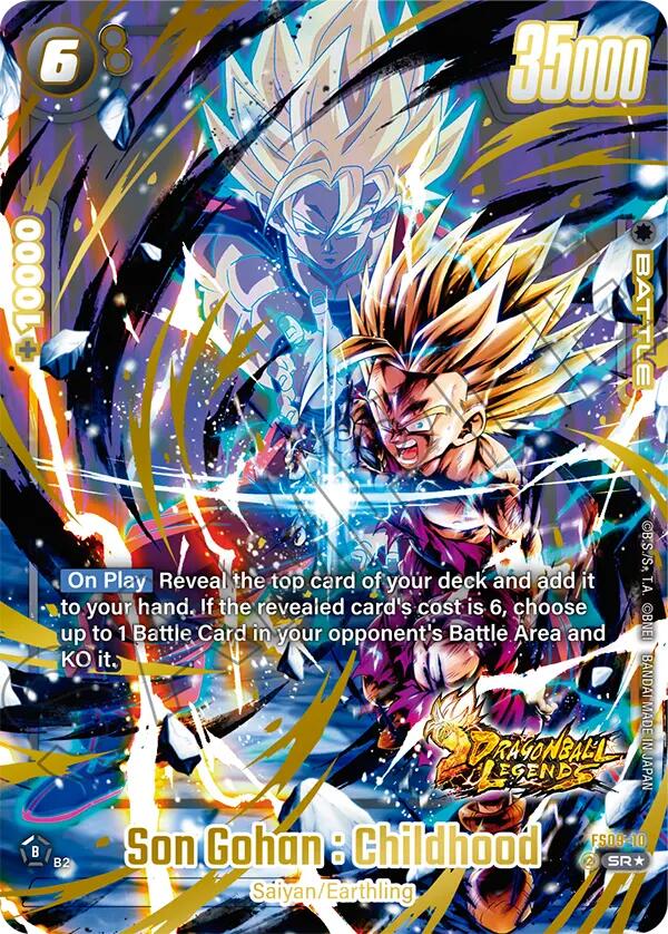 Son Gohan : Childhood (Bonus Pack Alternate Art) [Starter Deck: Shallot] | Total Play