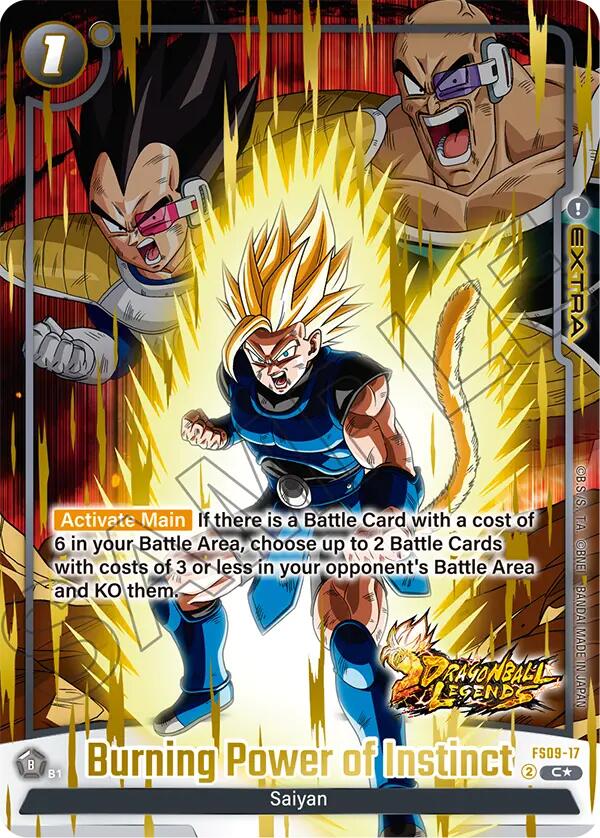 Burning Power of Instinct (Bonus Pack Alternate Art) [Starter Deck: Shallot] | Total Play