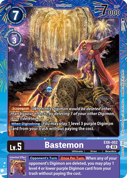 Bastemon [EX6-052] (Regulation Battle Vol. 2) [Promotional Cards] | Total Play