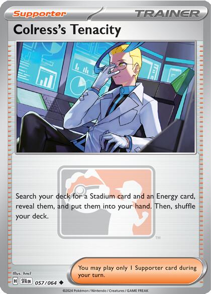 Colress's Tenacity (057/064) [League & Championship Cards] | Total Play