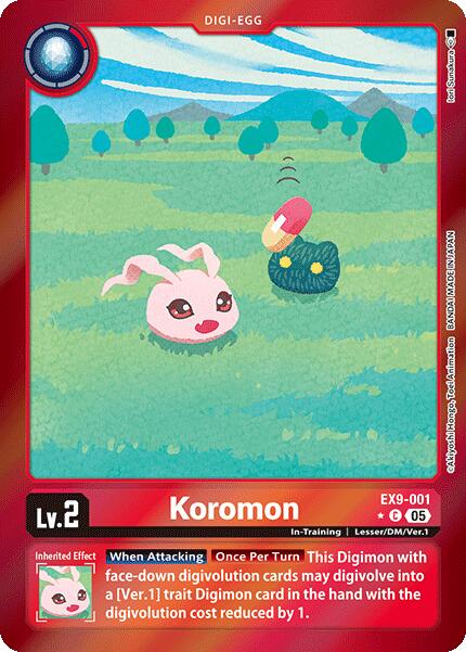 Koromon [EX9-001] (Limited Foil) [Versus Monsters] | Total Play
