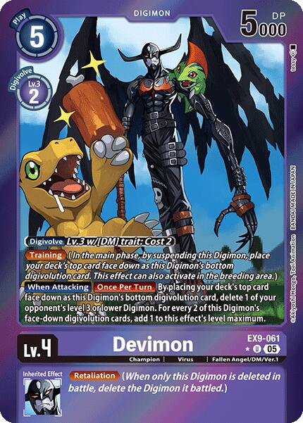 Devimon [EX9-061] (Limited Foil) [Versus Monsters] | Total Play