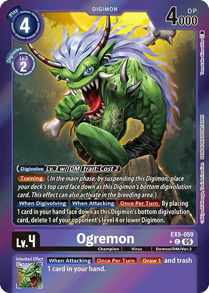 Ogremon [EX9-059] (Limited Foil) [Versus Monsters] | Total Play