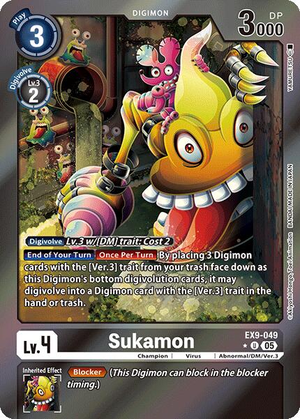 Sukamon [EX9-049] (Limited Foil) [Versus Monsters] | Total Play