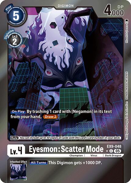 Eyesmon: Scatter Mode [EX9-048] (Limited Foil) [Versus Monsters] | Total Play