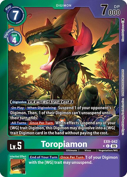 Toropiamon [EX9-042] (Limited Foil) [Versus Monsters] | Total Play