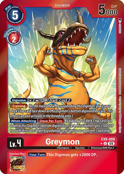 Greymon [EX9-009] (Limited Foil) [Versus Monsters] | Total Play