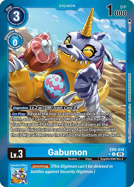 Gabumon [EX9-014] (Limited Foil) [Versus Monsters] | Total Play