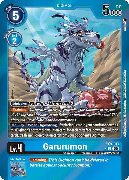 Garurumon [EX9-017] (Limited Foil) [Versus Monsters] | Total Play