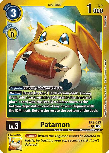 Patamon [EX9-023] (Limited Foil) [Versus Monsters] | Total Play