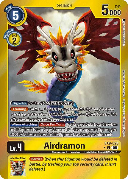 Airdramon [EX9-025] (Limited Foil) [Versus Monsters] | Total Play