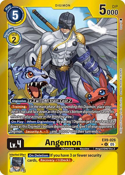 Angemon [EX9-026] (Limited Foil) [Versus Monsters] | Total Play
