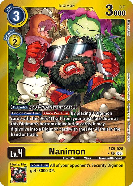 Nanimon [EX9-028] (Limited Foil) [Versus Monsters] | Total Play