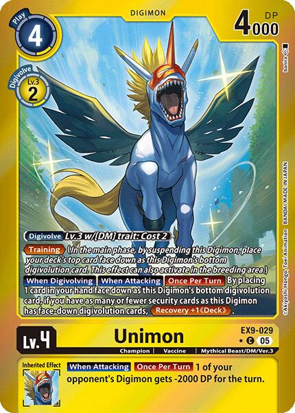 Unimon [EX9-029] (Limited Foil) [Versus Monsters] | Total Play