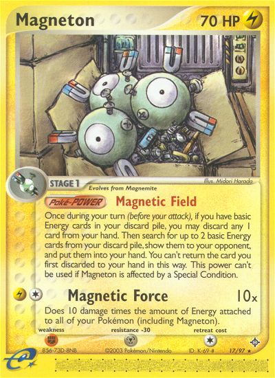 Magneton (17/97) [EX: Dragon] | Total Play