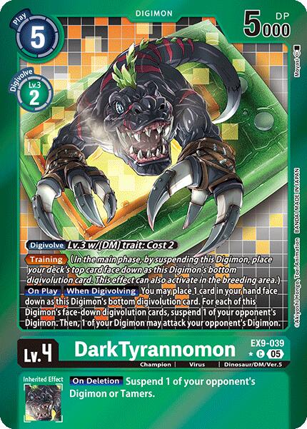DarkTyrannomon [EX9-039] (Limited Foil) [Versus Monsters] | Total Play