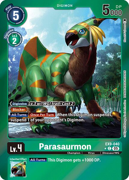 Parasaurmon [EX9-040] (Limited Foil) [Versus Monsters] | Total Play