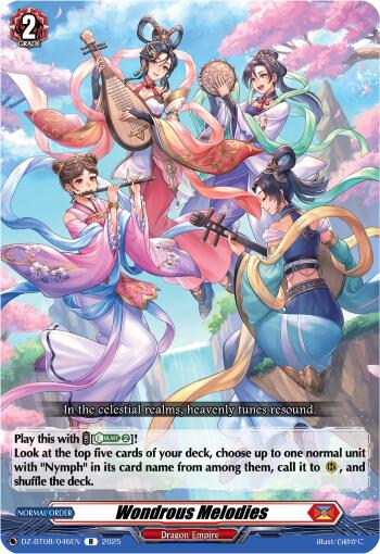 Wonderous Melodies (DZ-BT08/046EN) [DZ-BT08: Knights 0f Rebirth] | Total Play