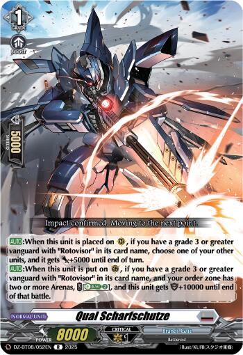 Qual Scharfschutze (DZ-BT08/052EN) [DZ-BT08: Knights 0f Rebirth] | Total Play