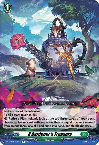 A Gardener's Treasure (DZ-BT08/062EN) [DZ-BT08: Knights 0f Rebirth] | Total Play