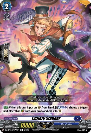 Cutlery Stabber (DZ-BT08/077EN) [DZ-BT08: Knights 0f Rebirth] | Total Play