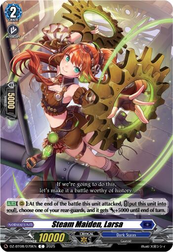 Steam Maiden, Larsa (DZ-BT08/079EN) [DZ-BT08: Knights 0f Rebirth] | Total Play