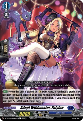 Adept WildMaster, Felylne (DZ-BT08/080EN) [DZ-BT08: Knights 0f Rebirth] | Total Play