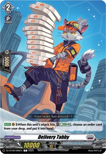 Delivery Tabby (DZ-BT08/086EN) [DZ-BT08: Knights 0f Rebirth] | Total Play