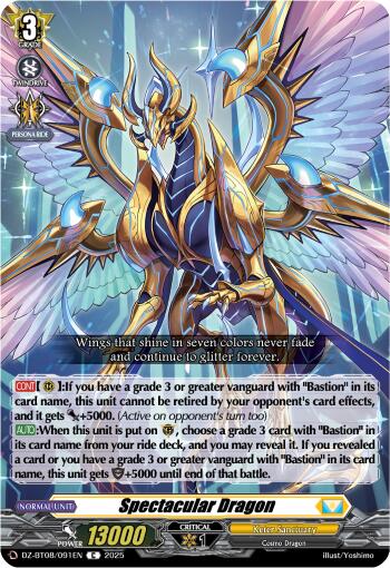 Spectacular Dragon (DZ-BT08/091EN) [DZ-BT08: Knights 0f Rebirth] | Total Play