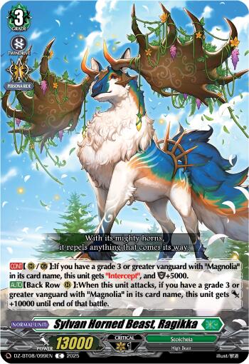 Sylvan Horned Beast, Radishka (DZ-BT08/099EN) [DZ-BT08: Knights 0f Rebirth] | Total Play